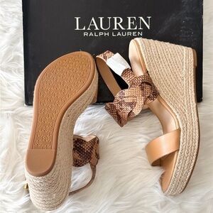 LAUREN RALPH LAUREN Hazell Wedge Sandals​